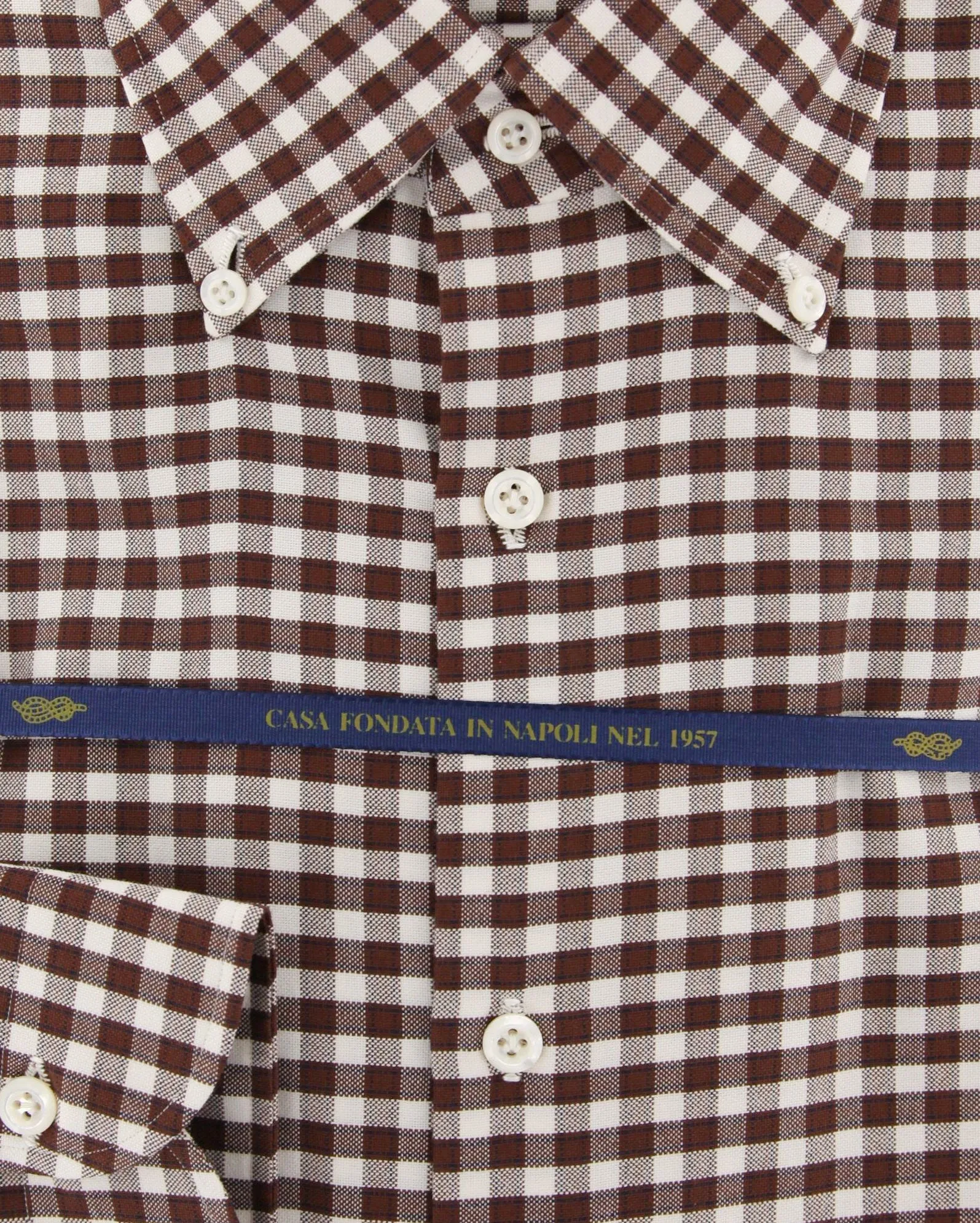 Luigi Borrelli Brown Shirt - Slim