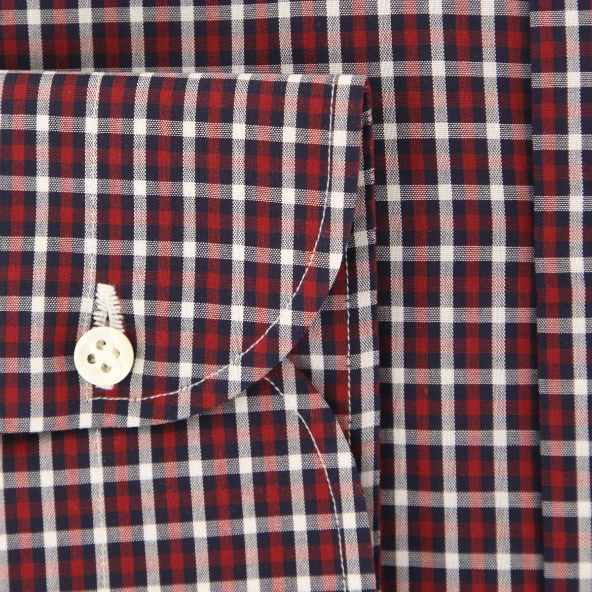 Luigi Borrelli Burgundy Red Shirt - Slim