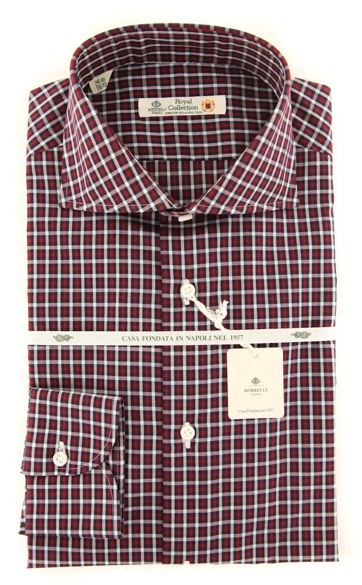Luigi Borrelli Burgundy Red Shirt - Slim