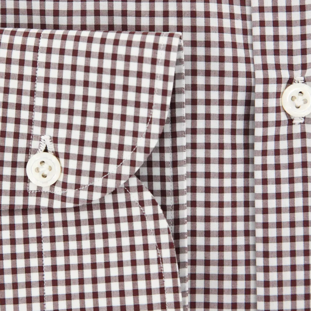Luigi Borrelli Burgundy Red Shirt - Slim