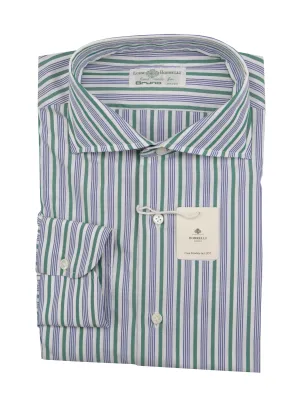 Luigi Borrelli Green Shirt - Slim