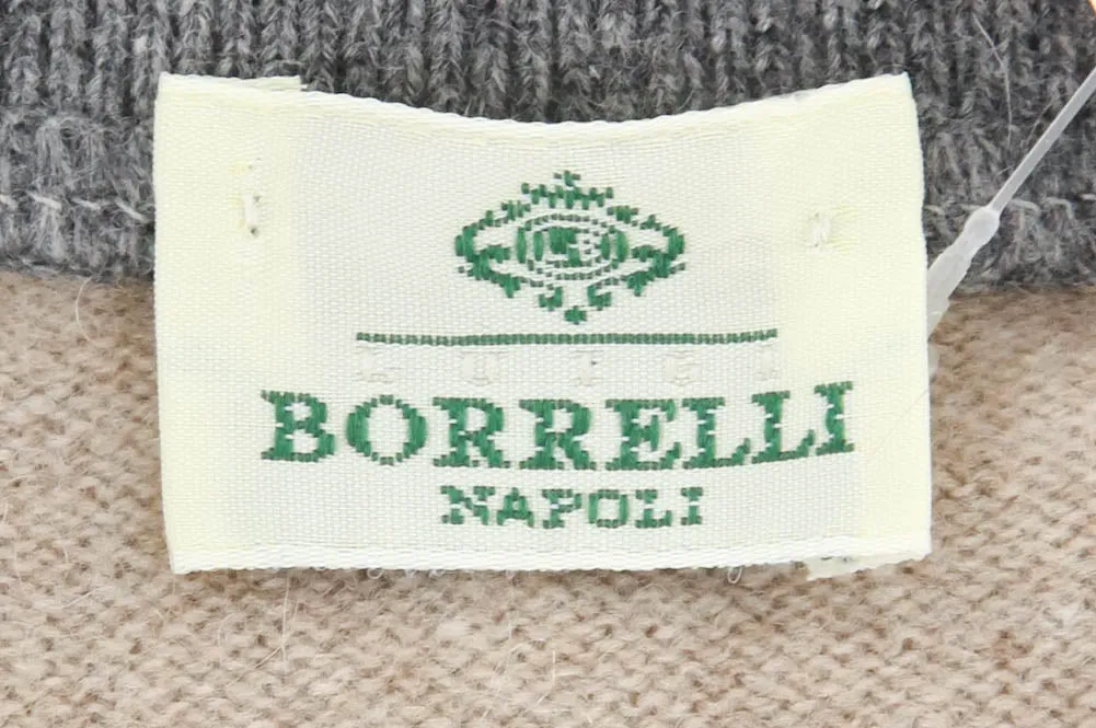 Luigi Borrelli Light Brown Sweater - Size: Small US / 48 EU