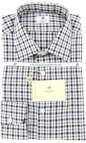 Luigi Borrelli Navy Blue Shirt - Extra Slim