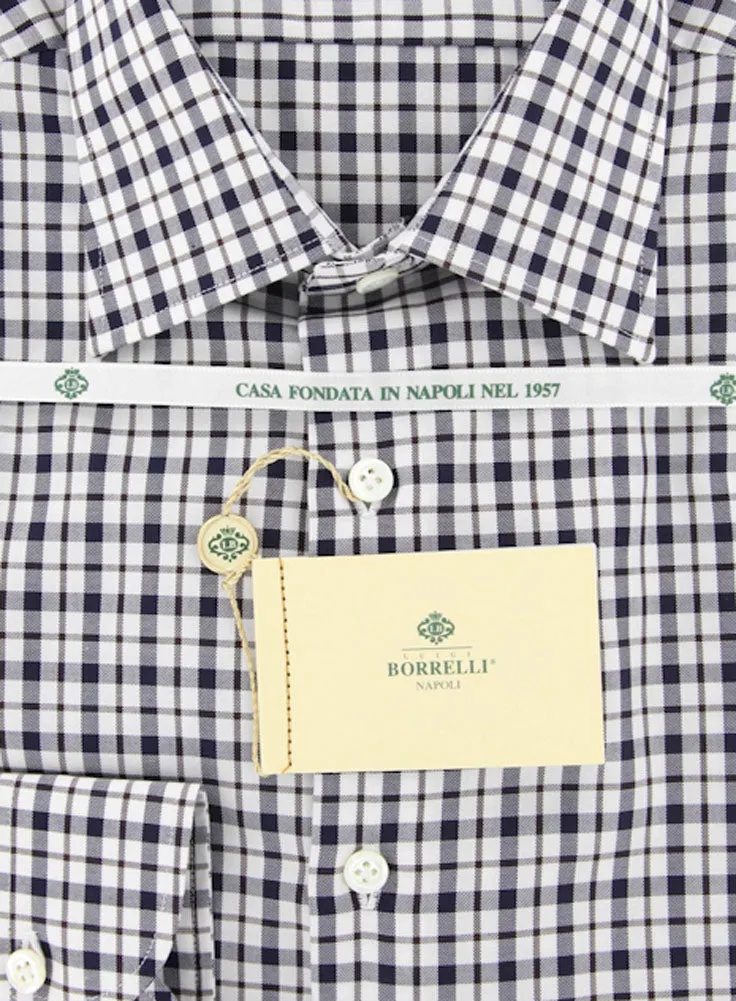 Luigi Borrelli Navy Blue Shirt - Extra Slim
