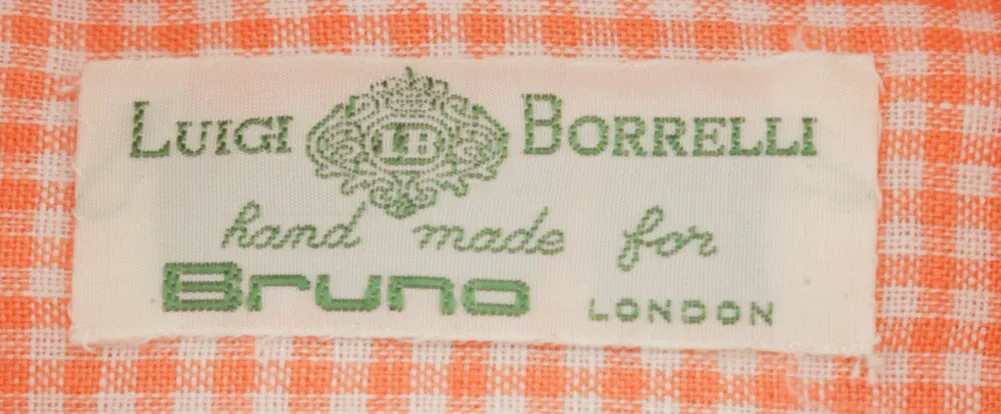 Luigi Borrelli Orange Shirt - Slim
