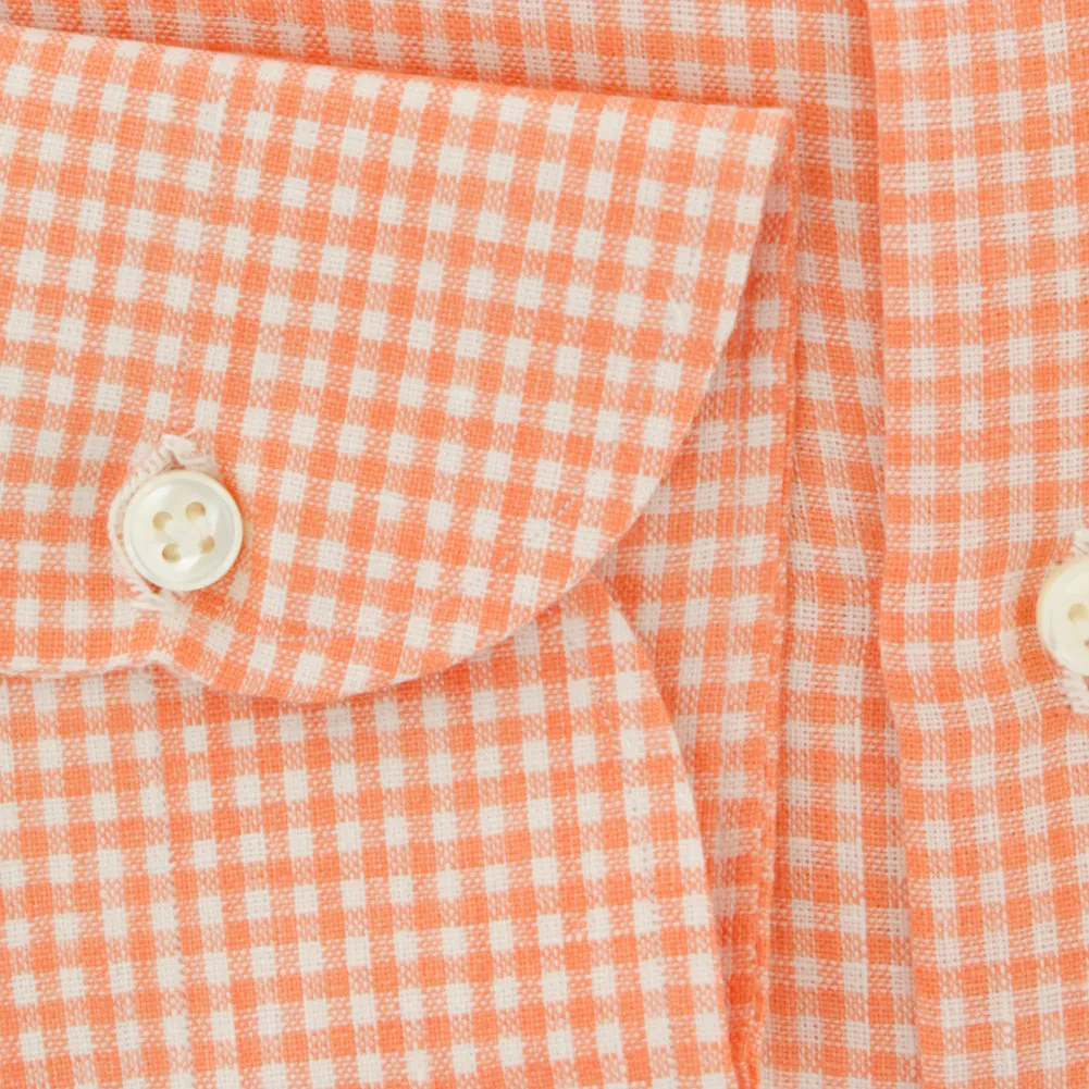 Luigi Borrelli Orange Shirt - Slim