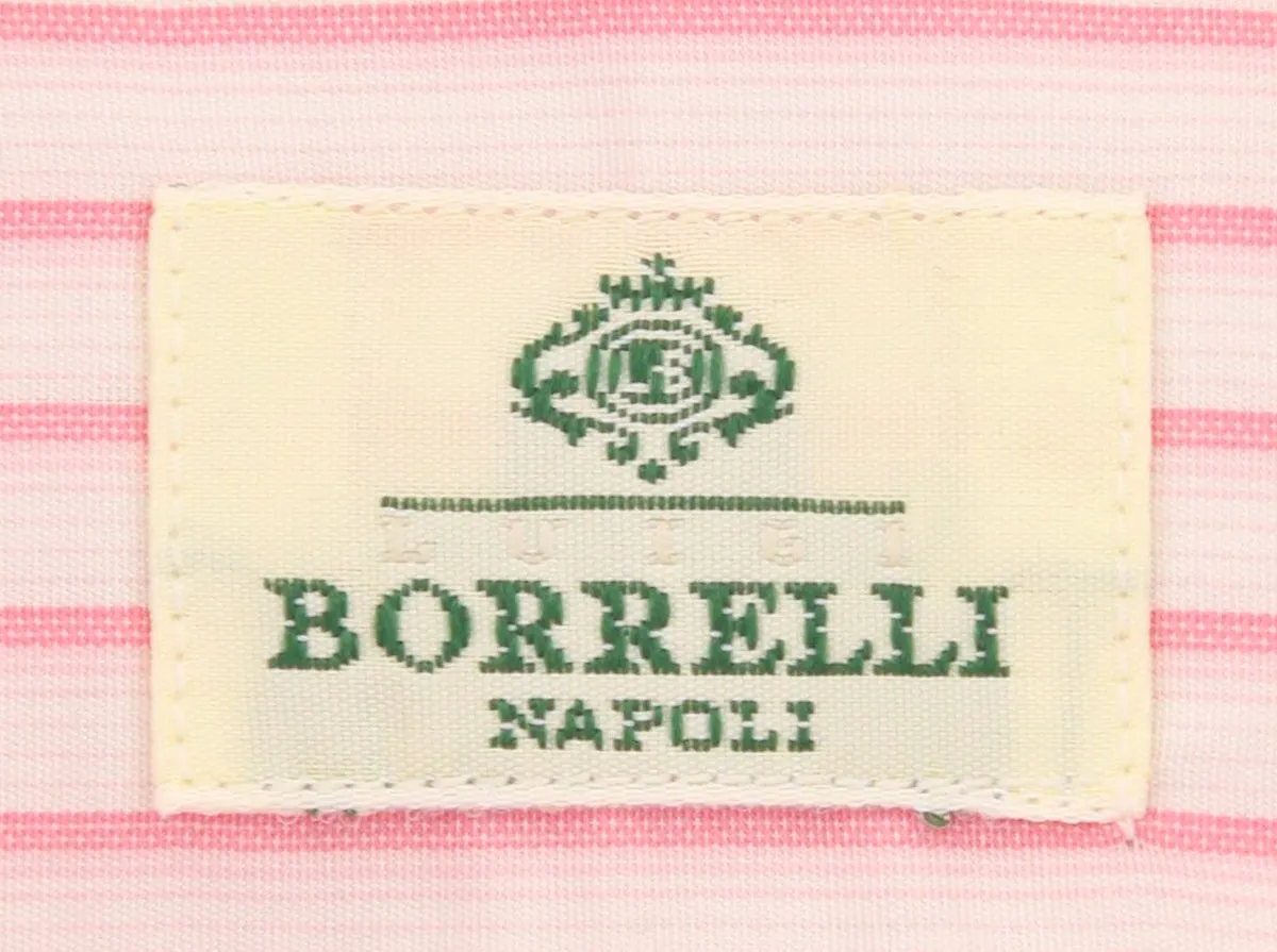 Luigi Borrelli Pink Shirt - Slim