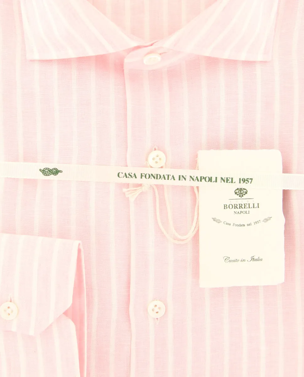 Luigi Borrelli Pink Shirt - Slim