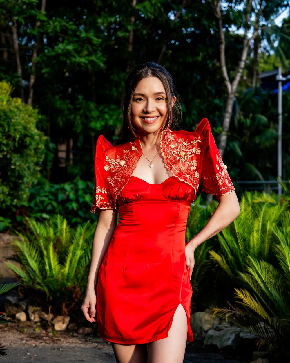 Luisa Mestiza Bolero (Red)