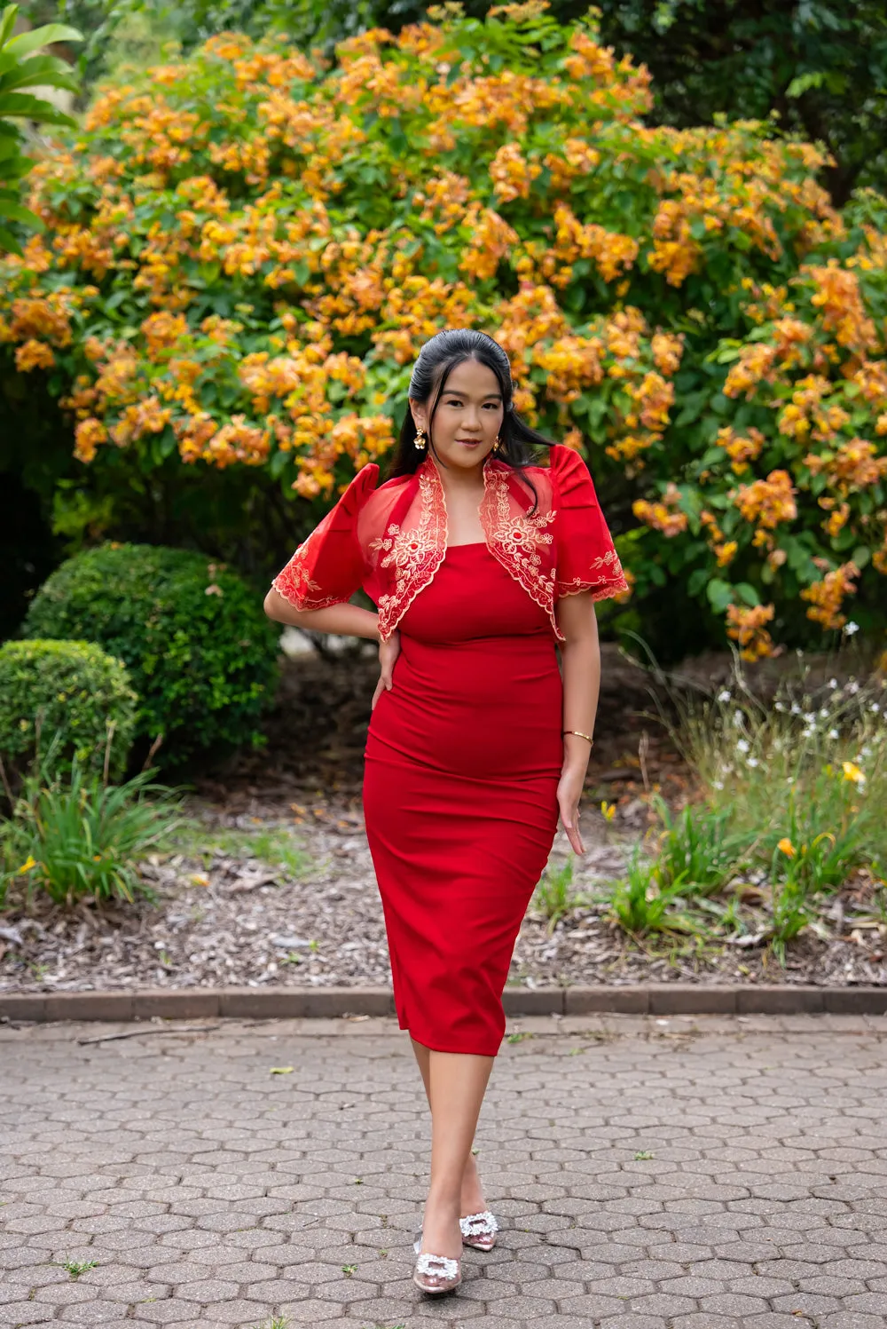 Luisa Mestiza Bolero (Red)