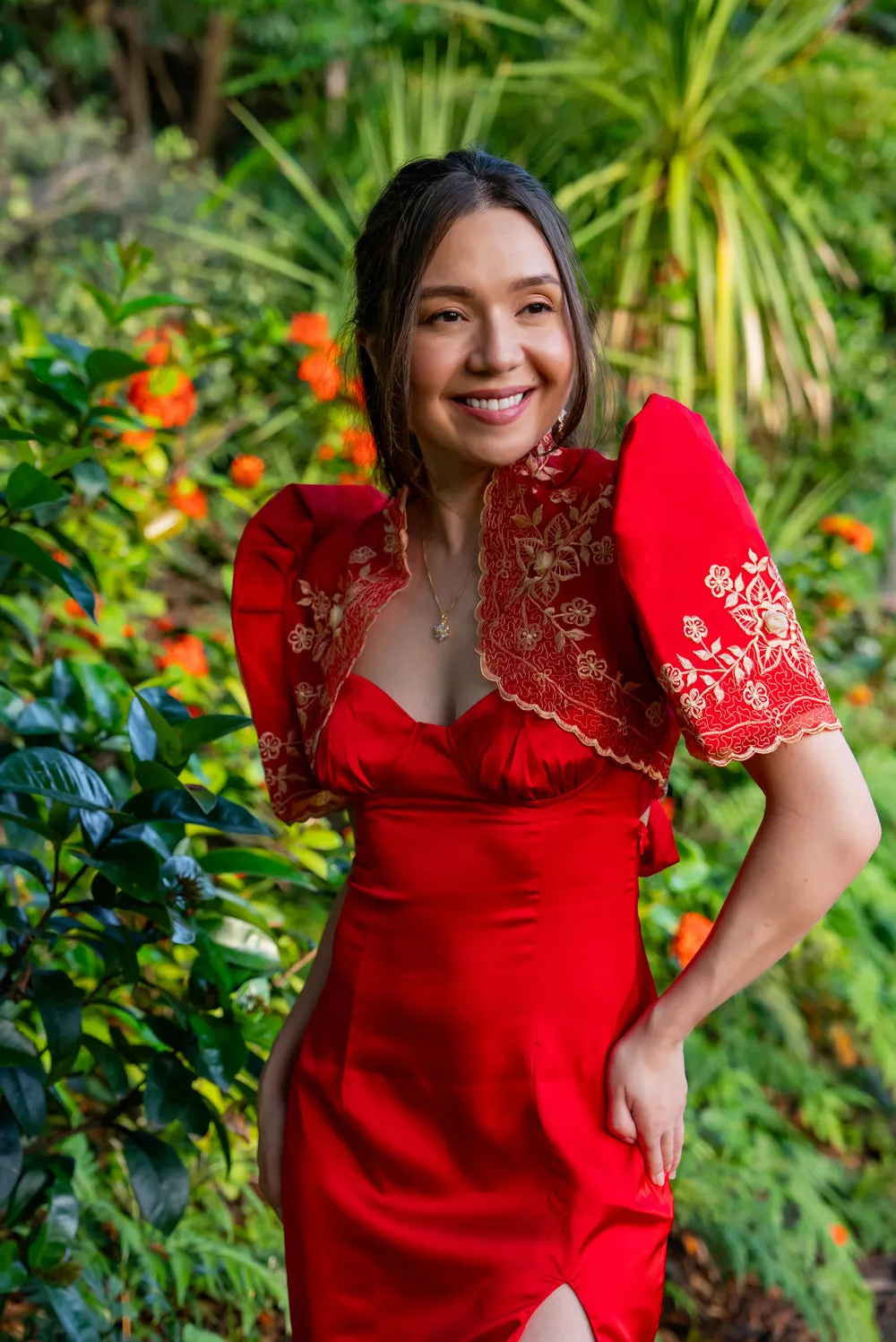 Luisa Mestiza Bolero (Red)