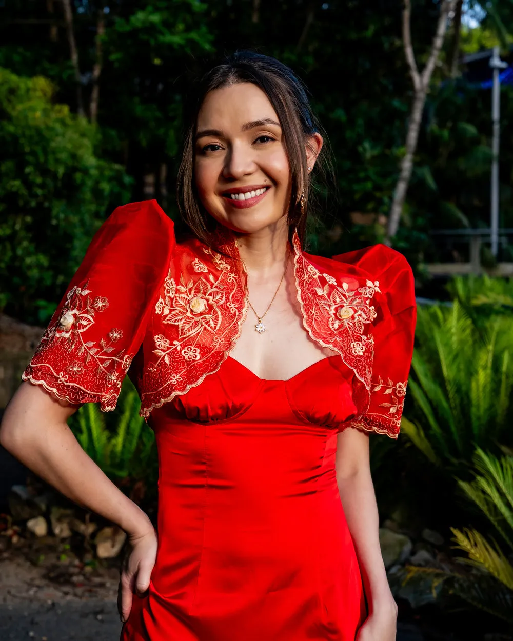 Luisa Mestiza Bolero (Red)