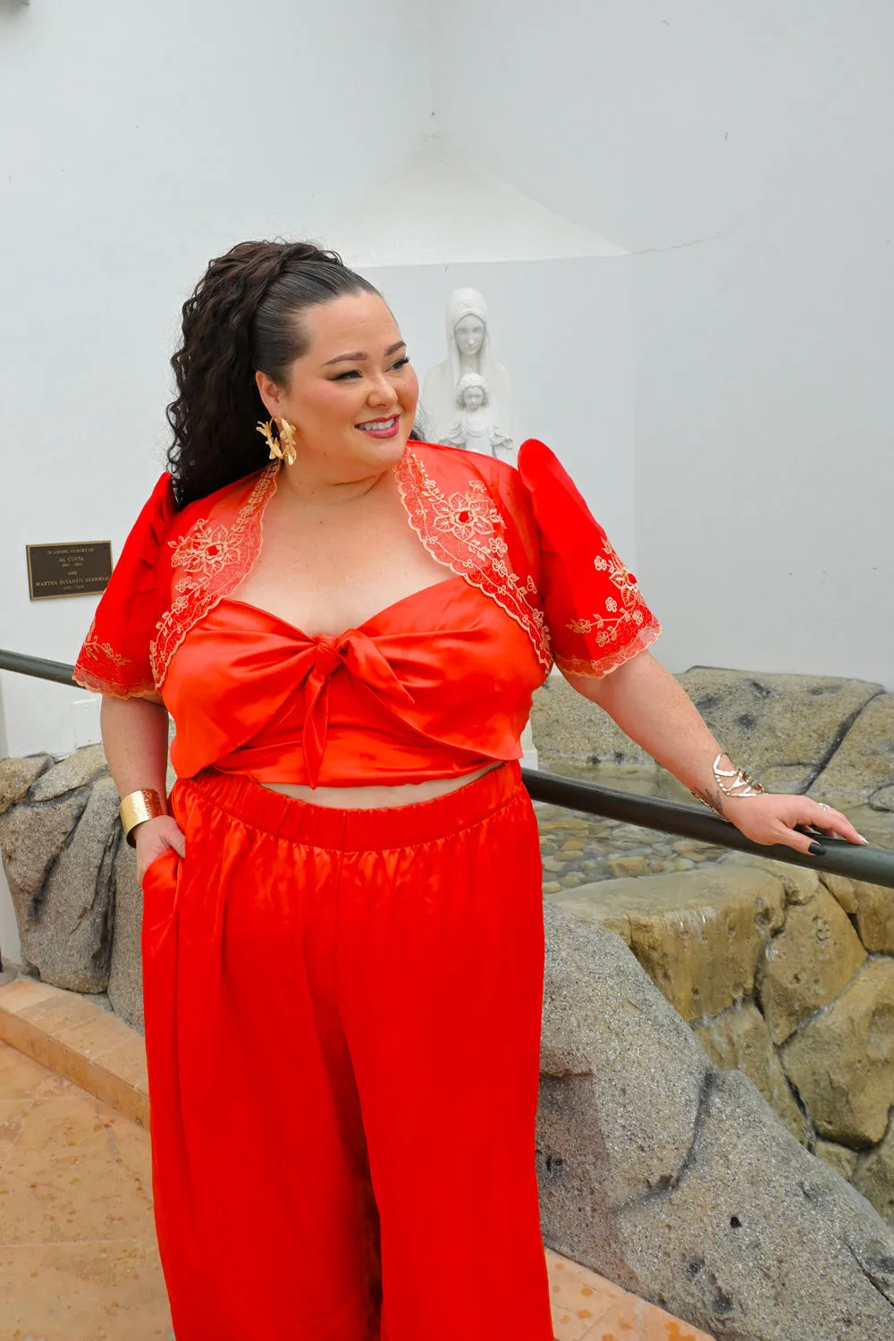 Luisa Mestiza Bolero (Red)