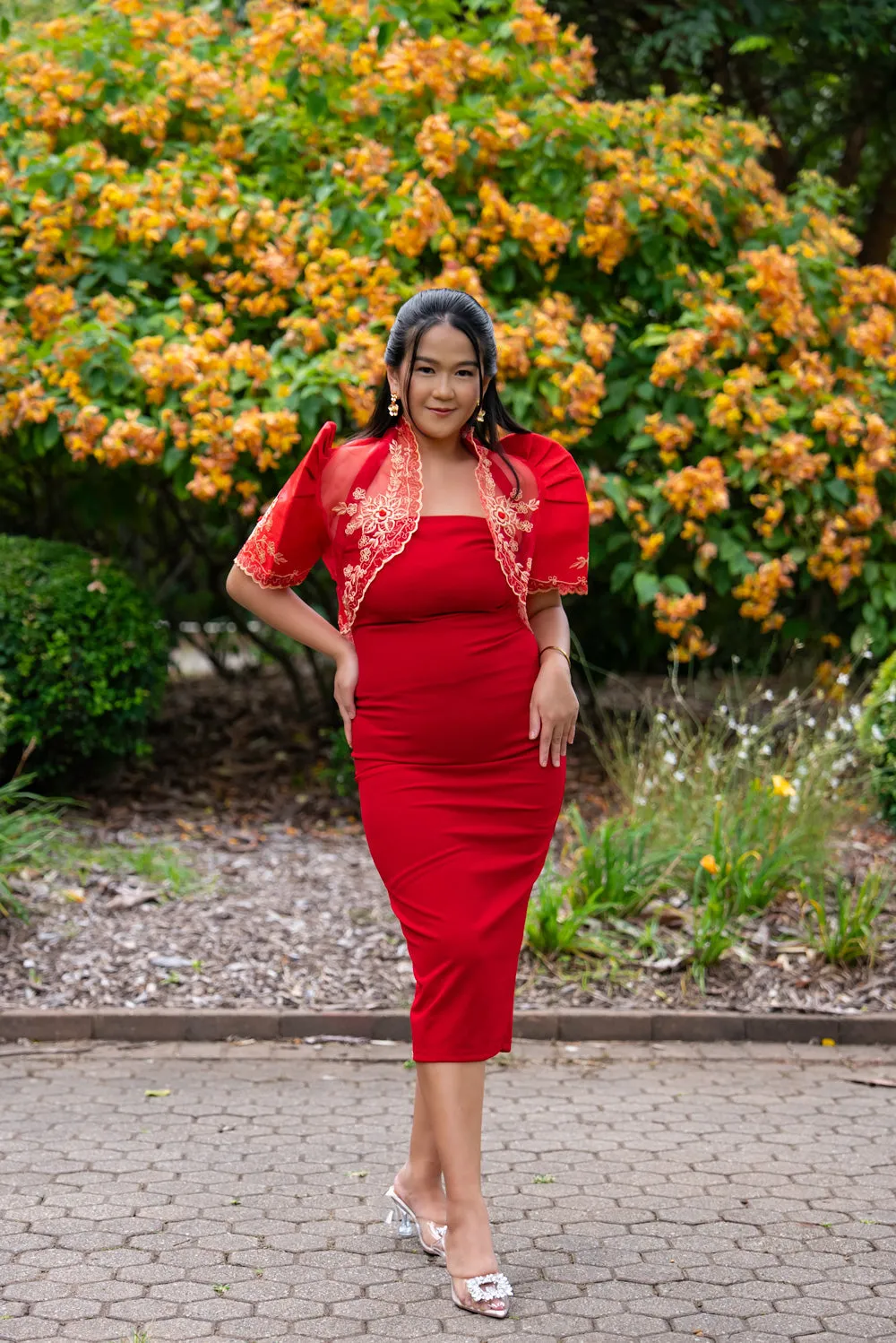 Luisa Mestiza Bolero (Red)