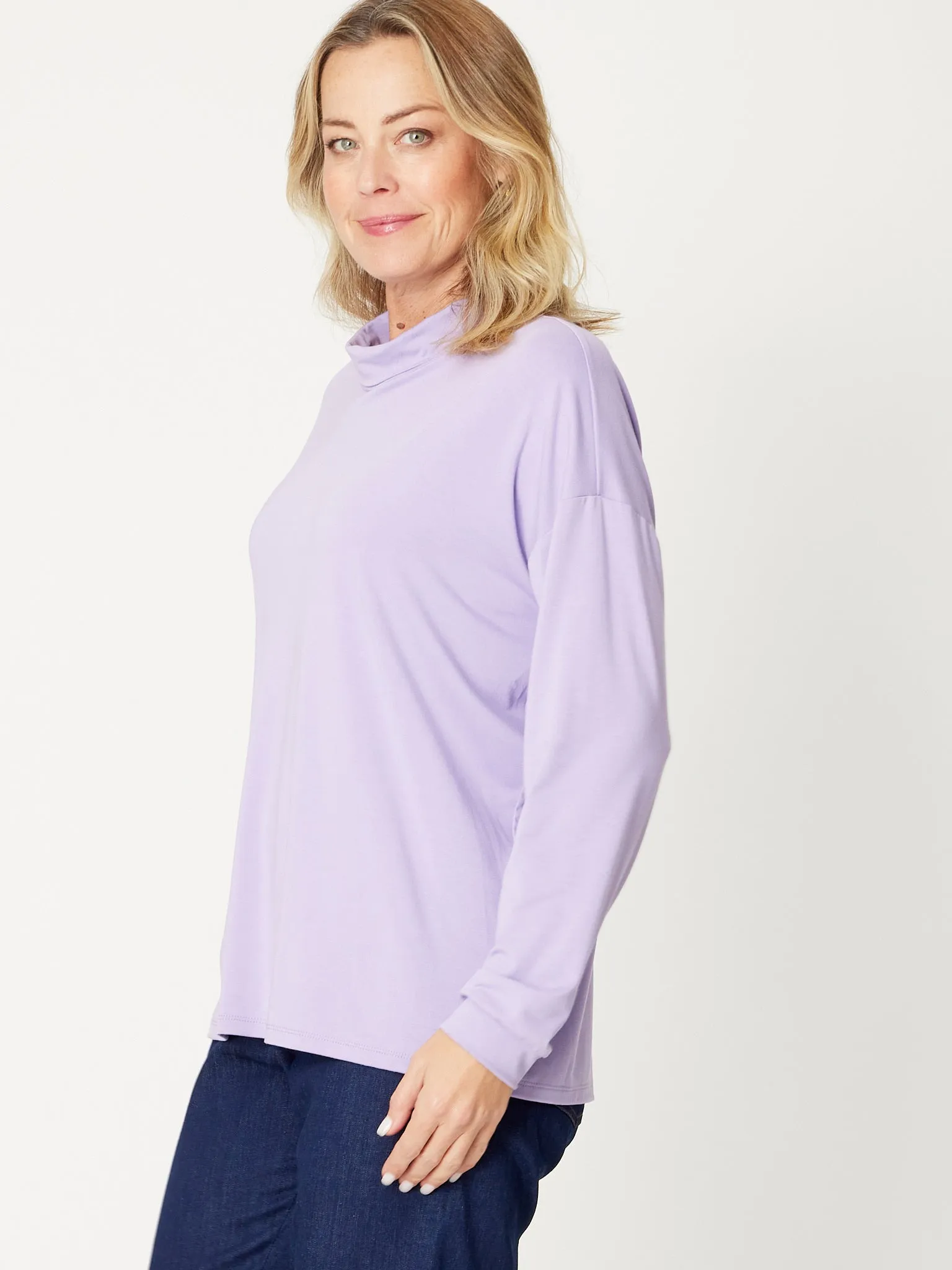 Lux Bamboo Doman Top - Lavender - 31013