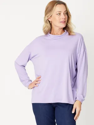Lux Bamboo Doman Top - Lavender - 31013