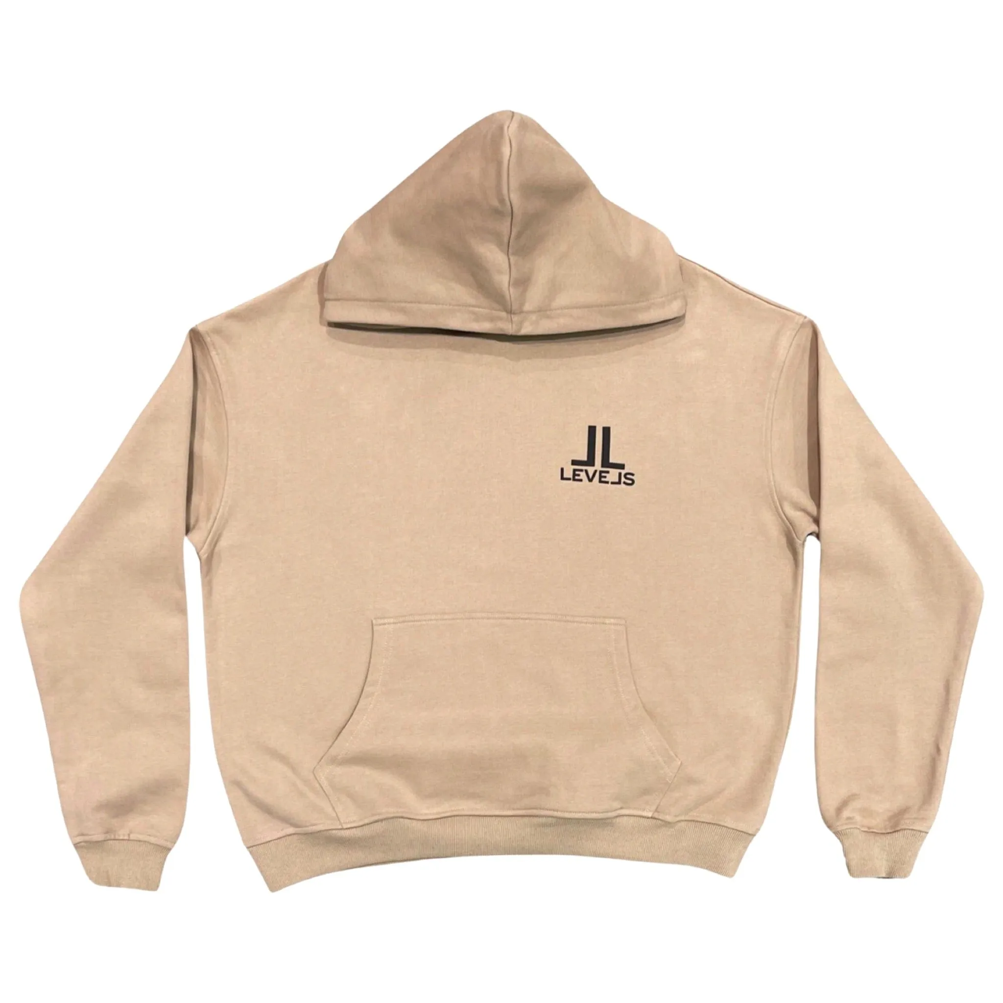 LUXE LEVELS OVERSIZED HOODIE | NUDE