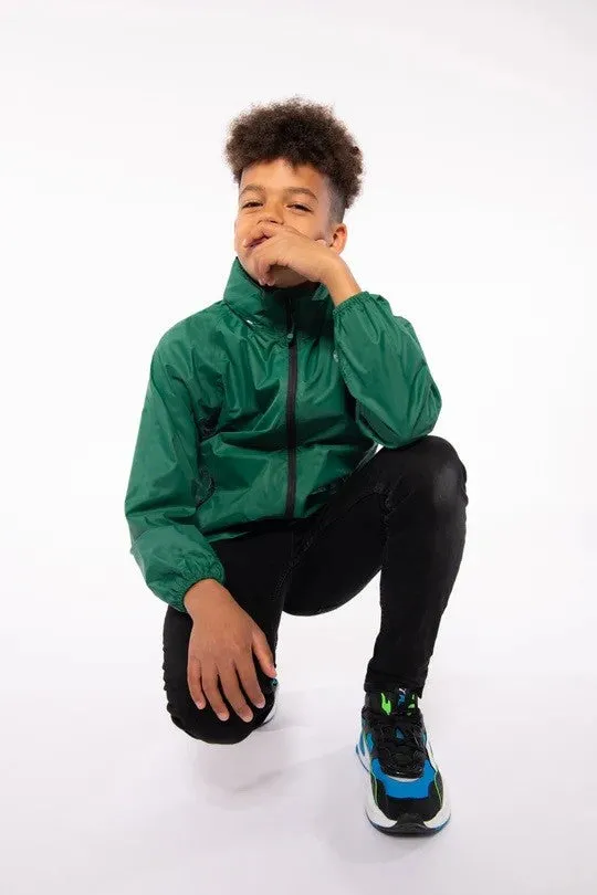 Mac in a Sac Kids Waterproof Breathable Windproof Packable Origin Jacket-BOTTLE