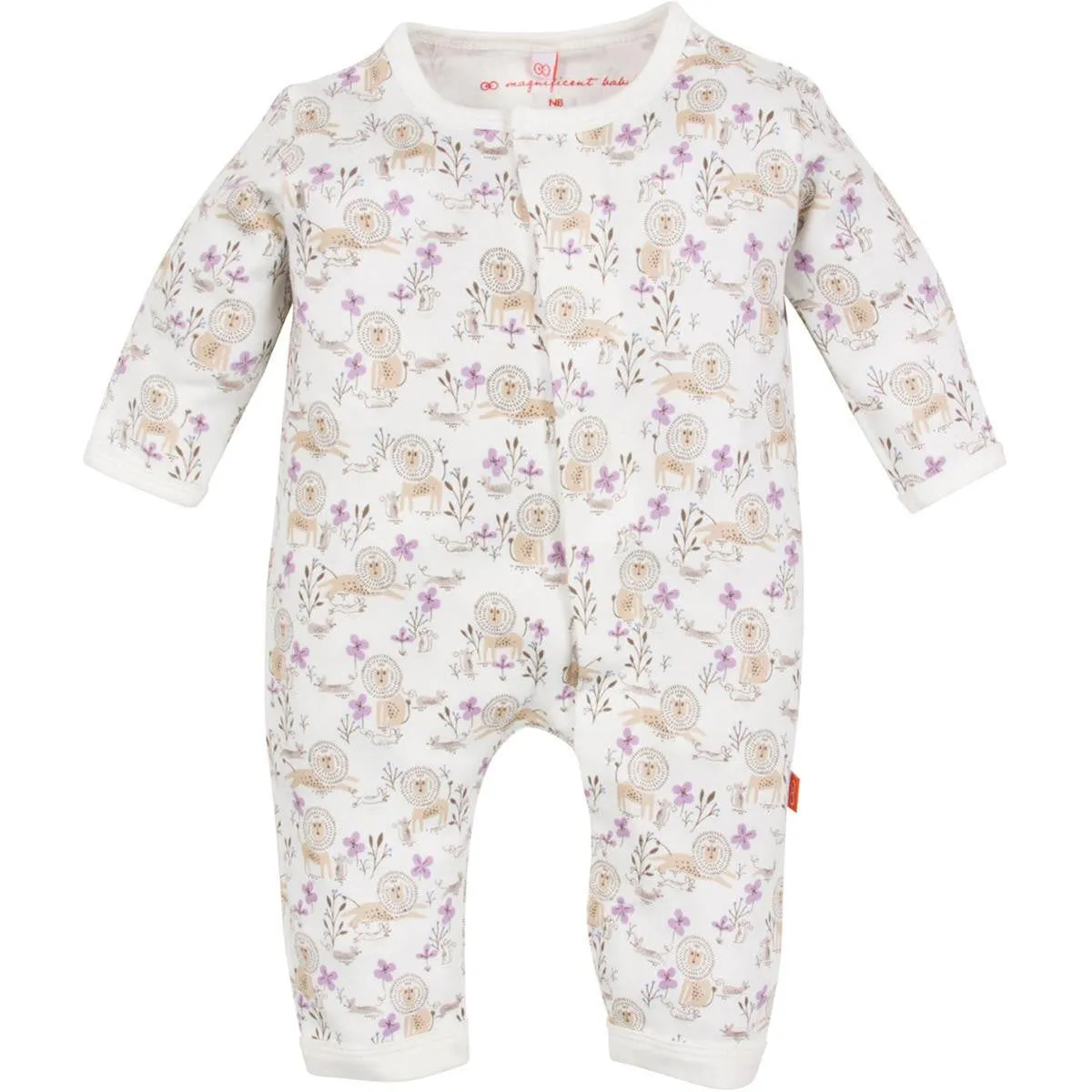 Magnificent Baby Unionsuit | Girls the Lion & Mouse