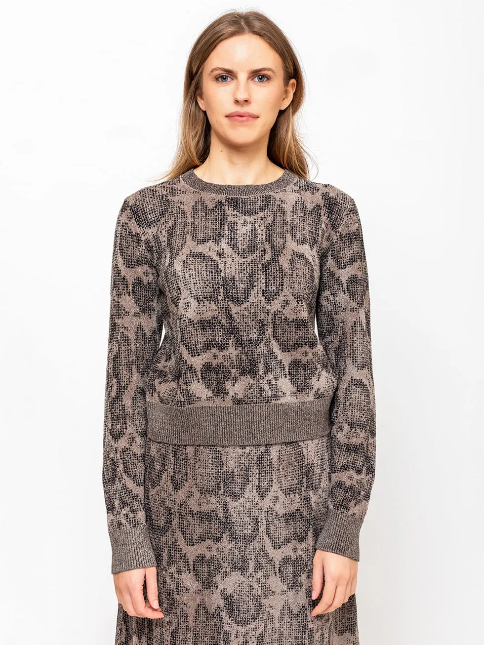 Manna Long Sleeve Sweater - Taupe
