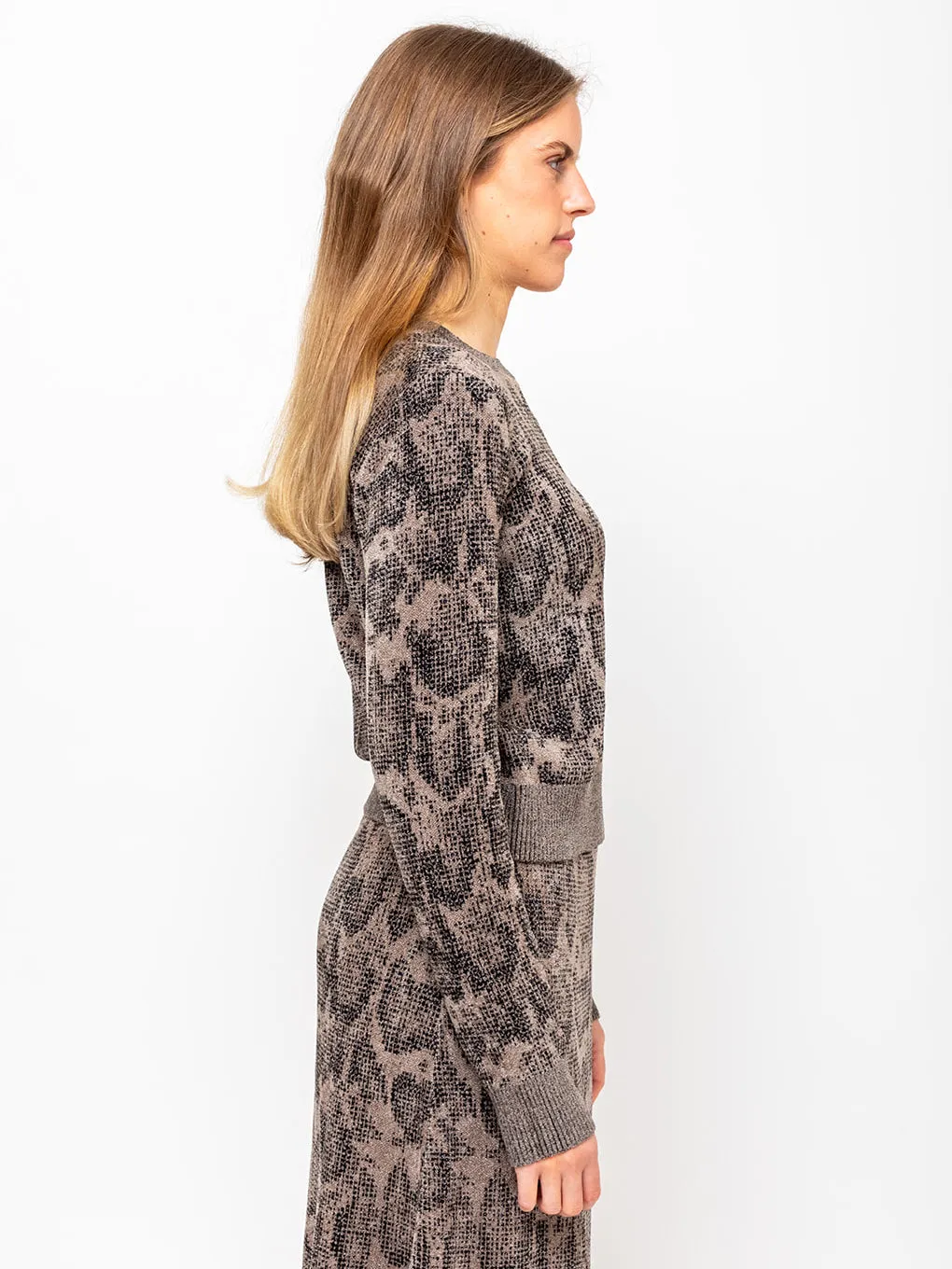 Manna Long Sleeve Sweater - Taupe