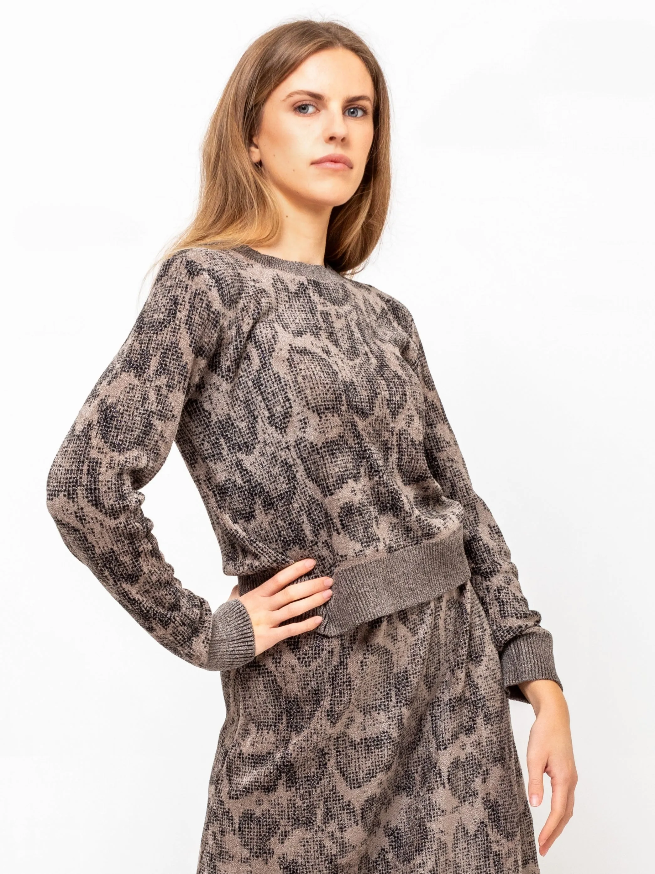 Manna Long Sleeve Sweater - Taupe
