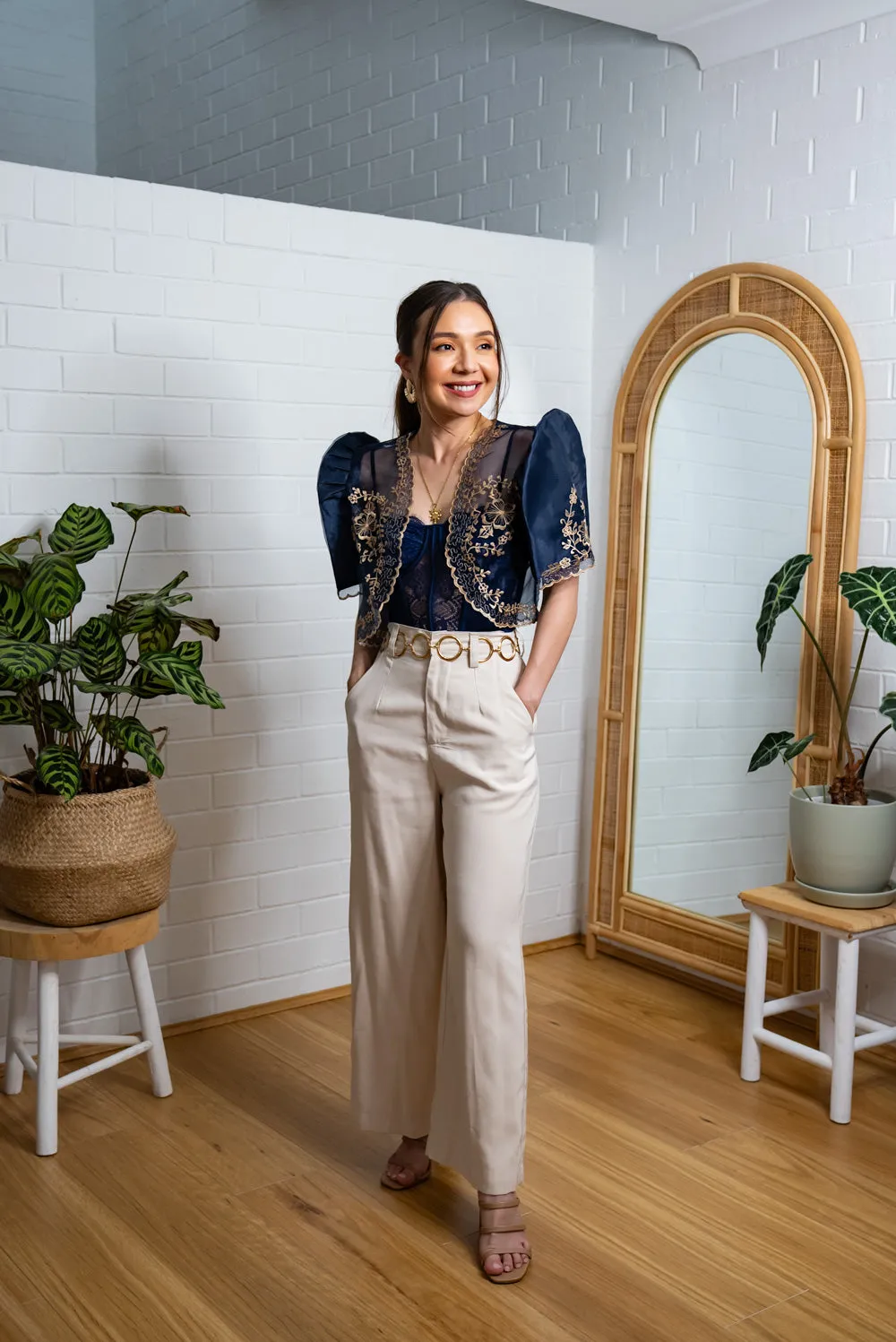 Maria Mestiza Bolero (Navy)