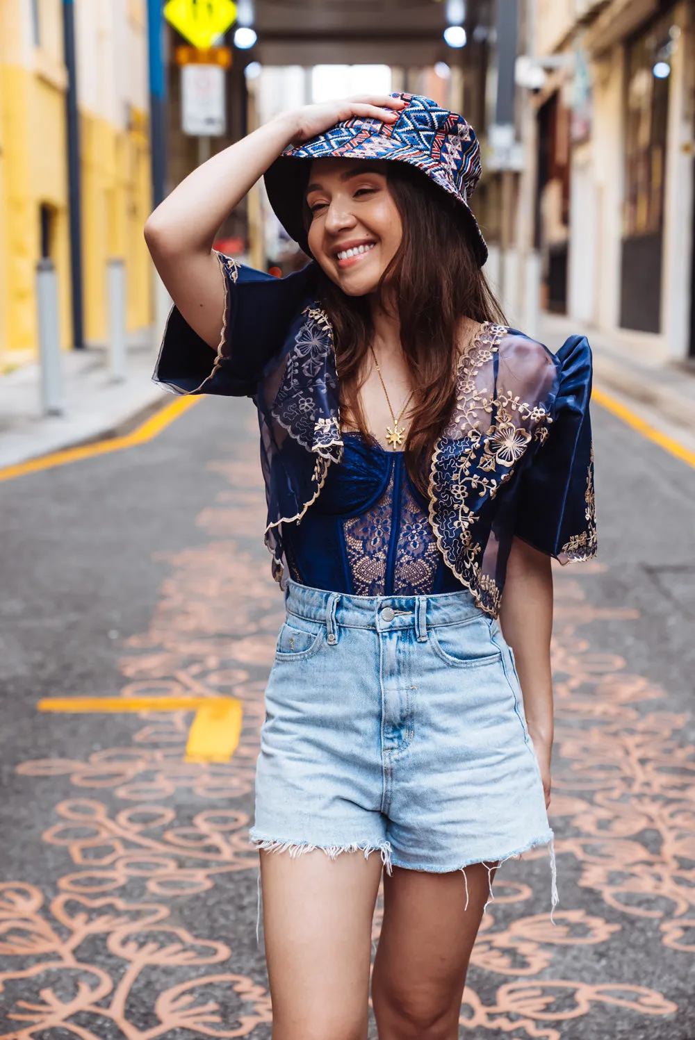 Maria Mestiza Bolero (Navy)