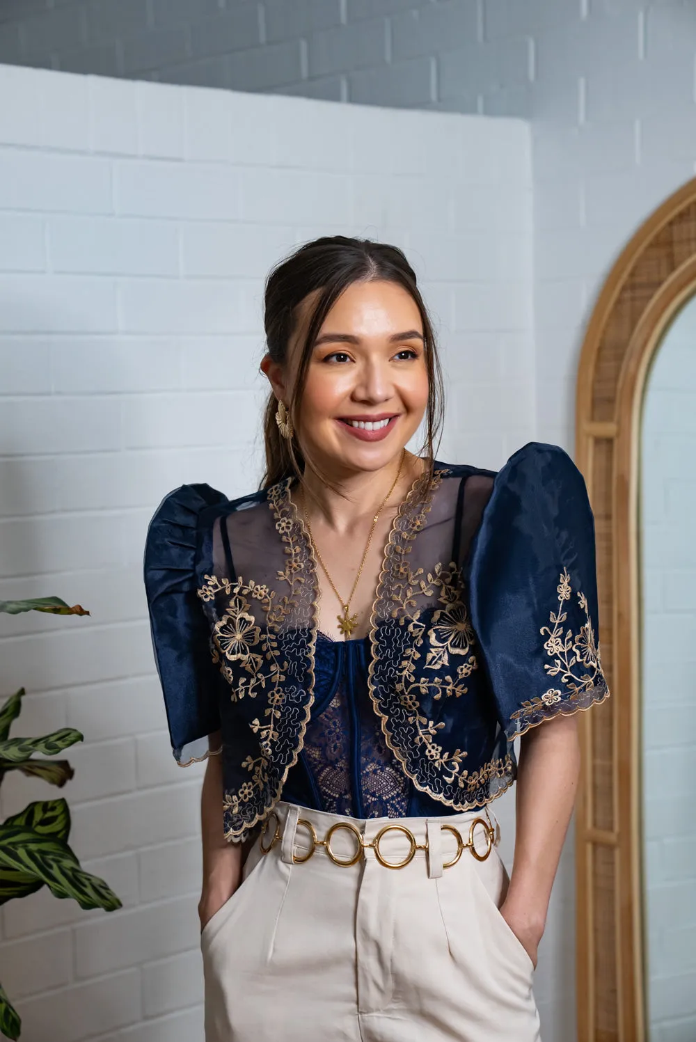 Maria Mestiza Bolero (Navy)