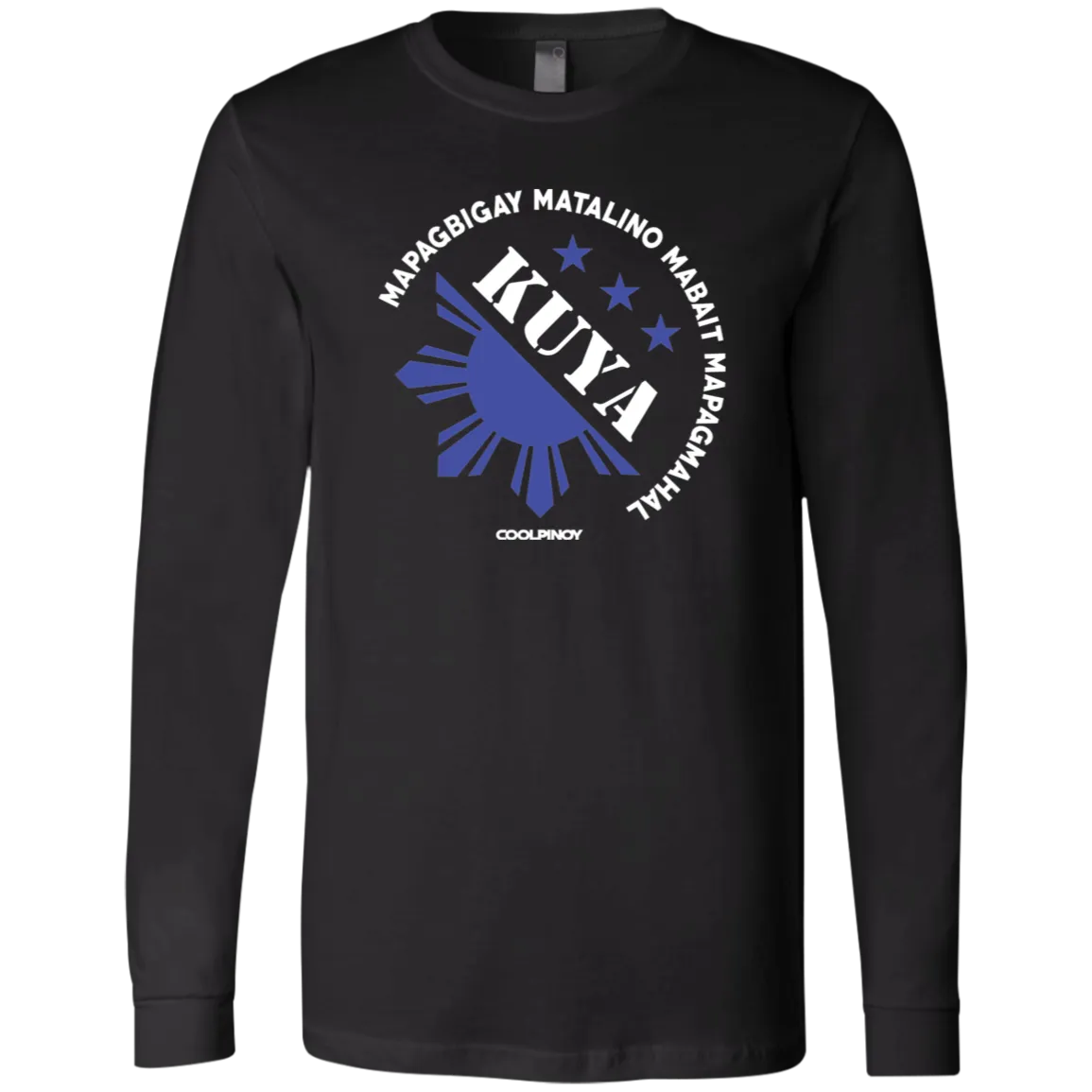 Matalino Mapagmahal Kuya Mens Jersey Long Sleeve T-Shirt