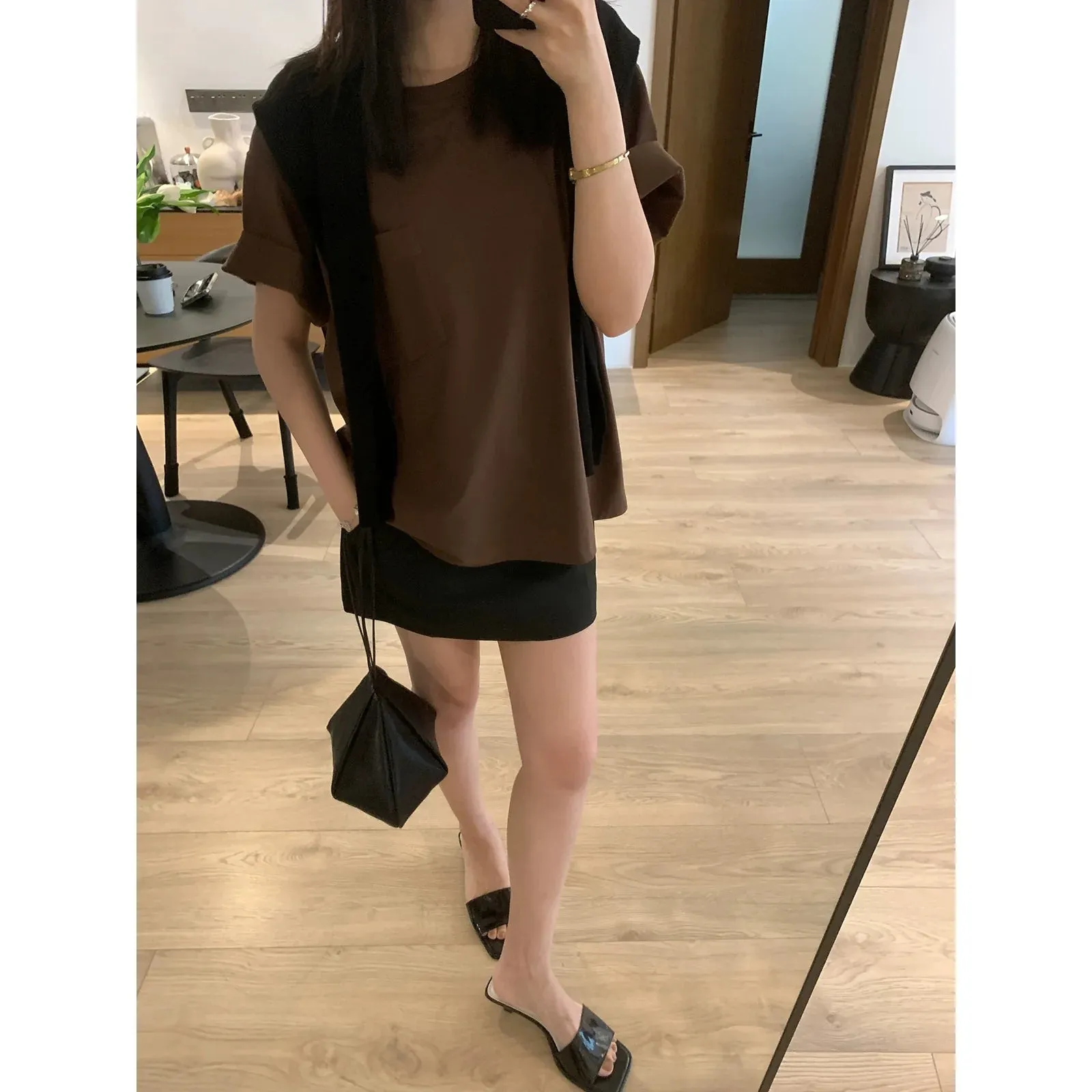 Matte Black Skirt