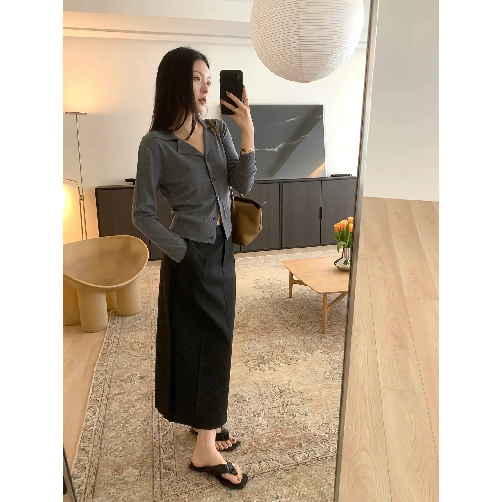 Matte Black Skirt