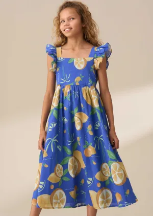 Maxine Multi Print Maxi Dress