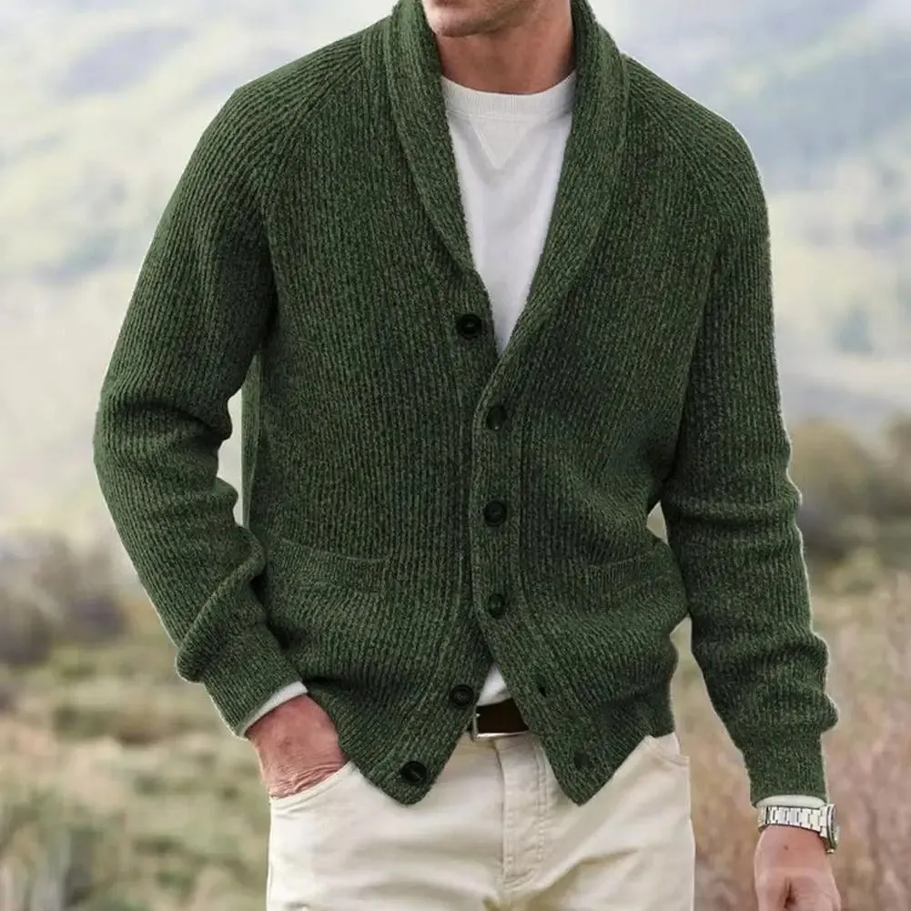 Maxson - Classic Buttoned Cardigan Knit