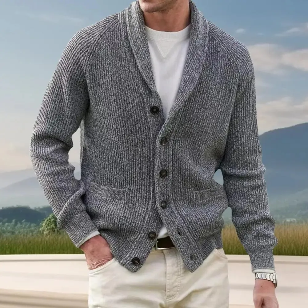 Maxson - Classic Buttoned Cardigan Knit