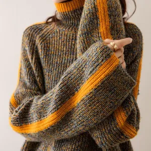 Maya™ | Oversized Roll Neck Jumper