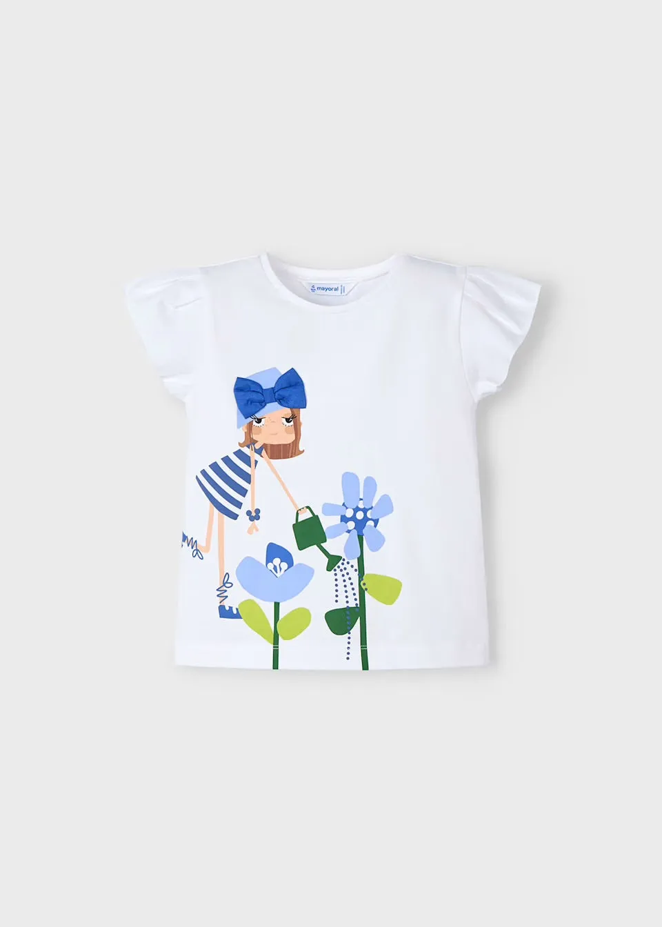 Mayoral Girls T-Shirt 3015 Watering Flowers