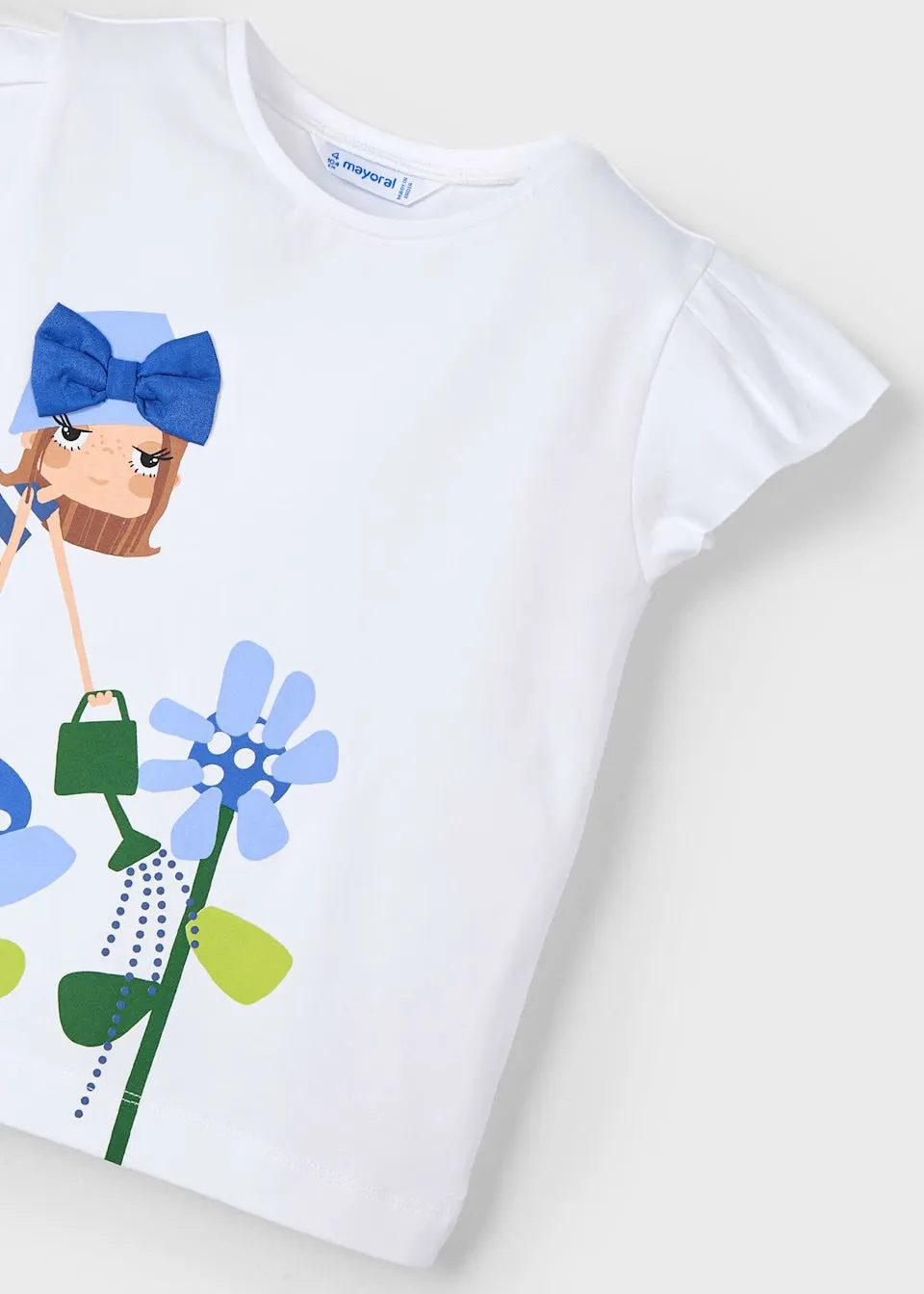 Mayoral Girls T-Shirt 3015 Watering Flowers