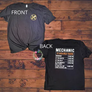 Mechanic tee | Tools | Hourly Rate