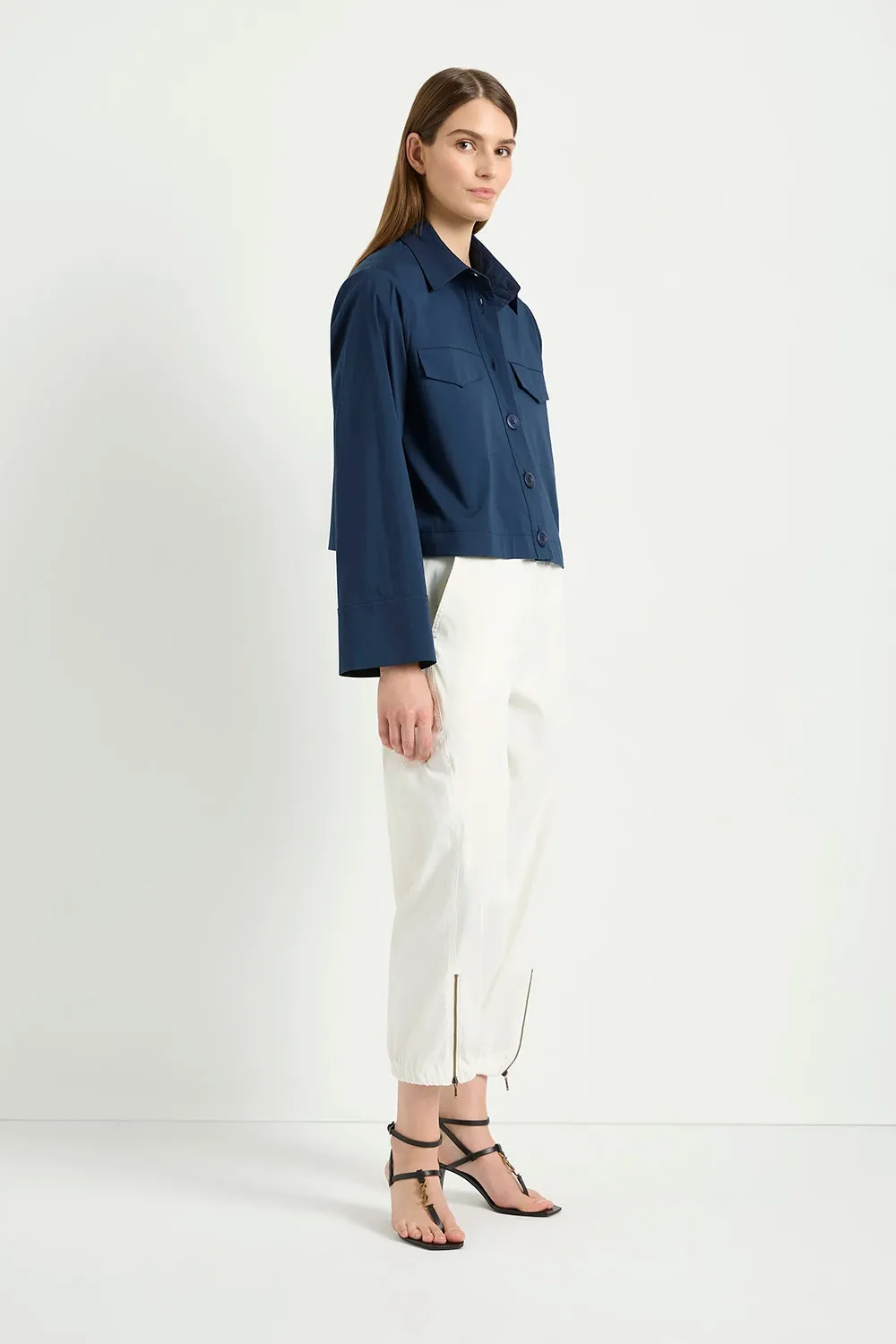 Mela Purdie Trunk Jacket in Sapphire F65 4149