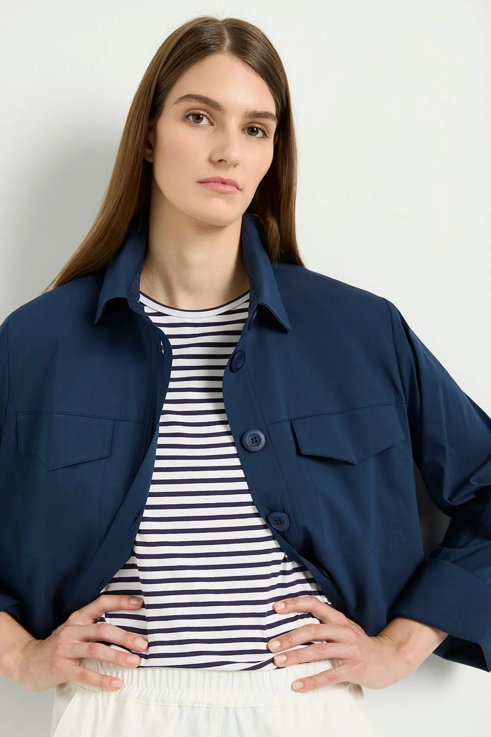 Mela Purdie Trunk Jacket in Sapphire F65 4149