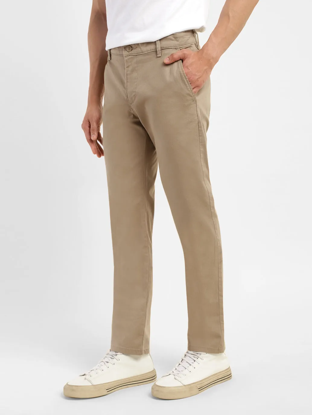 Men's 511 Brown Slim Fit Chinos