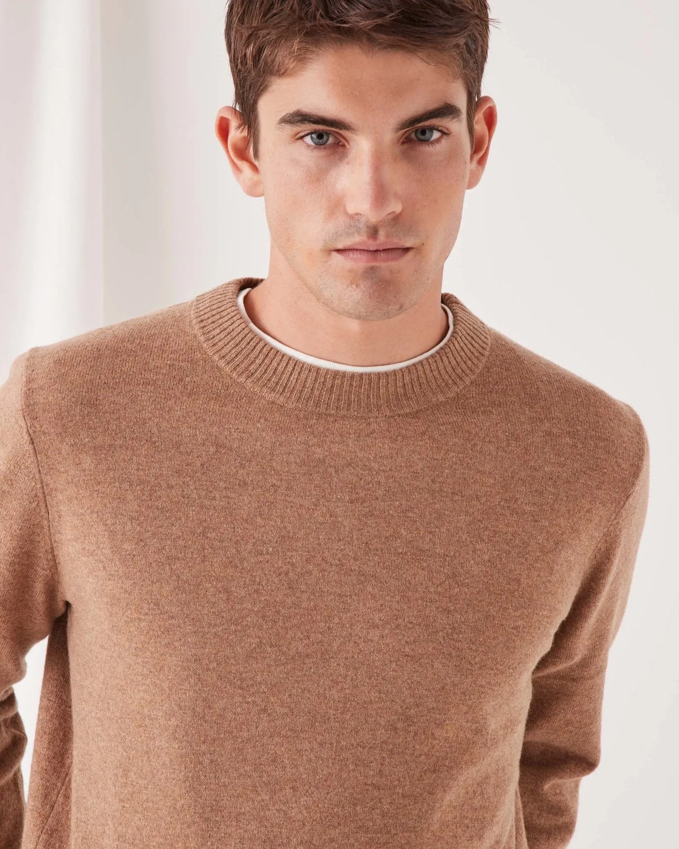 Mens Anders Knit Caramel