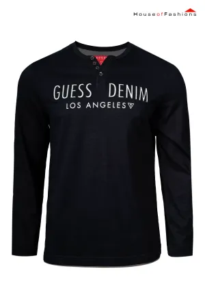 Men's Casual Henley Slim Fit long Sleeve T Shirt