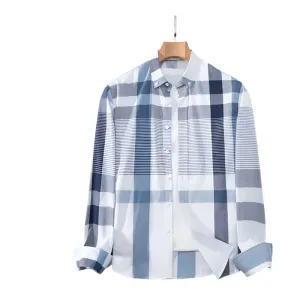 Men's Classic Plaid Cotton Shirt | Contemporary Casual Collection