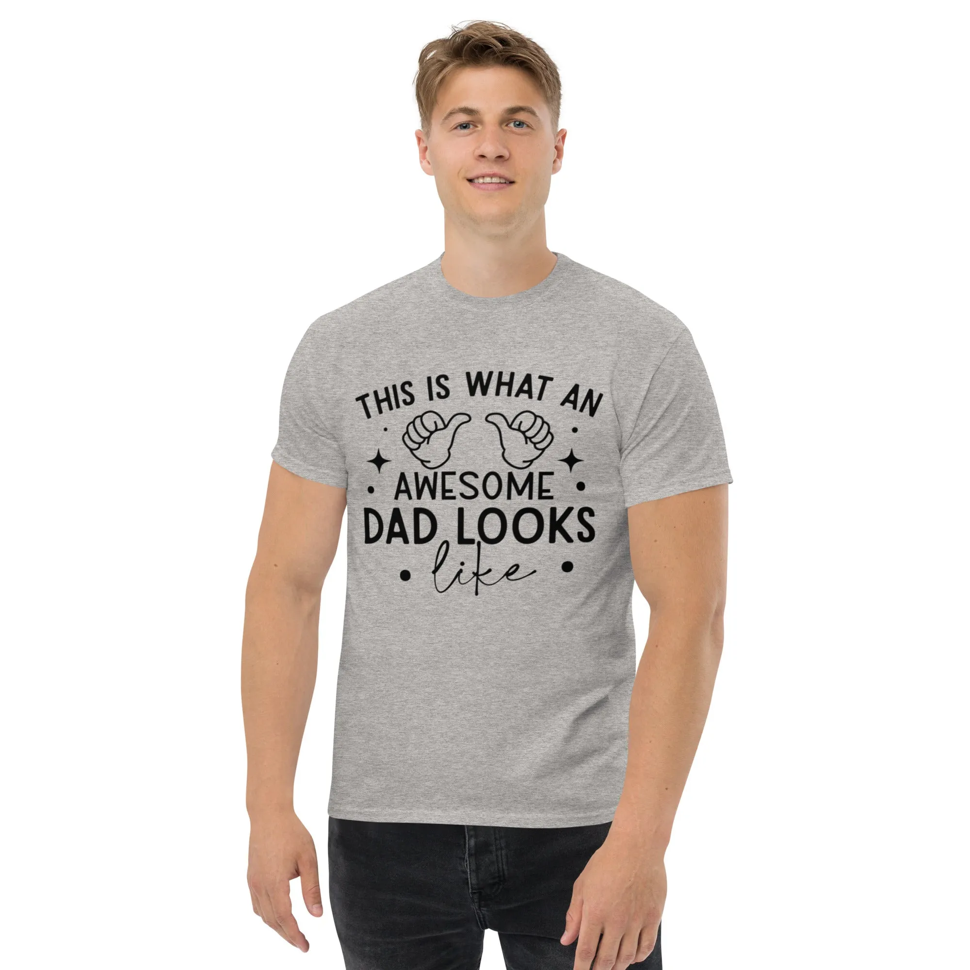 Men's classic tee, T-shirt, dad's T-shirt, baseball T-shirt