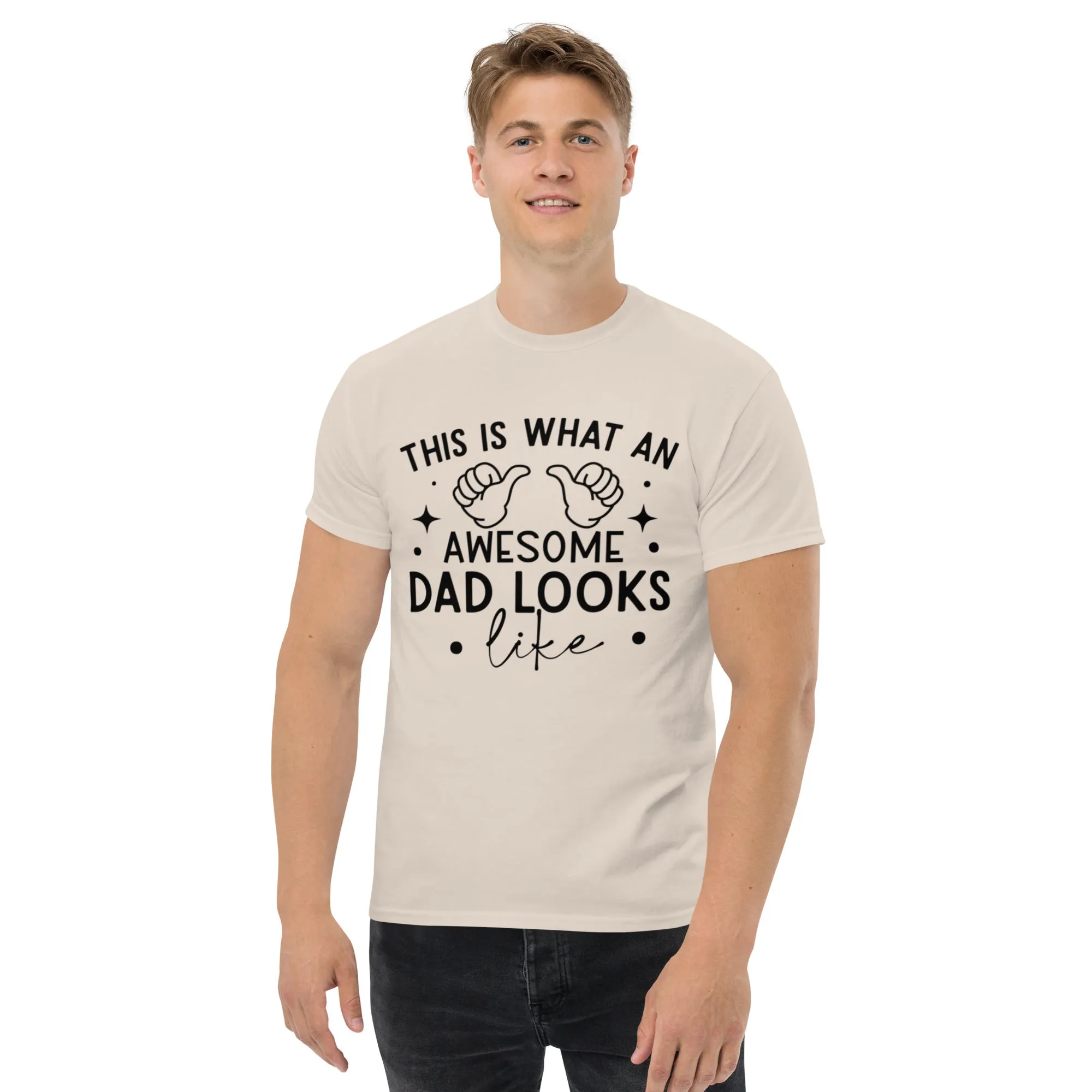 Men's classic tee, T-shirt, dad's T-shirt, baseball T-shirt