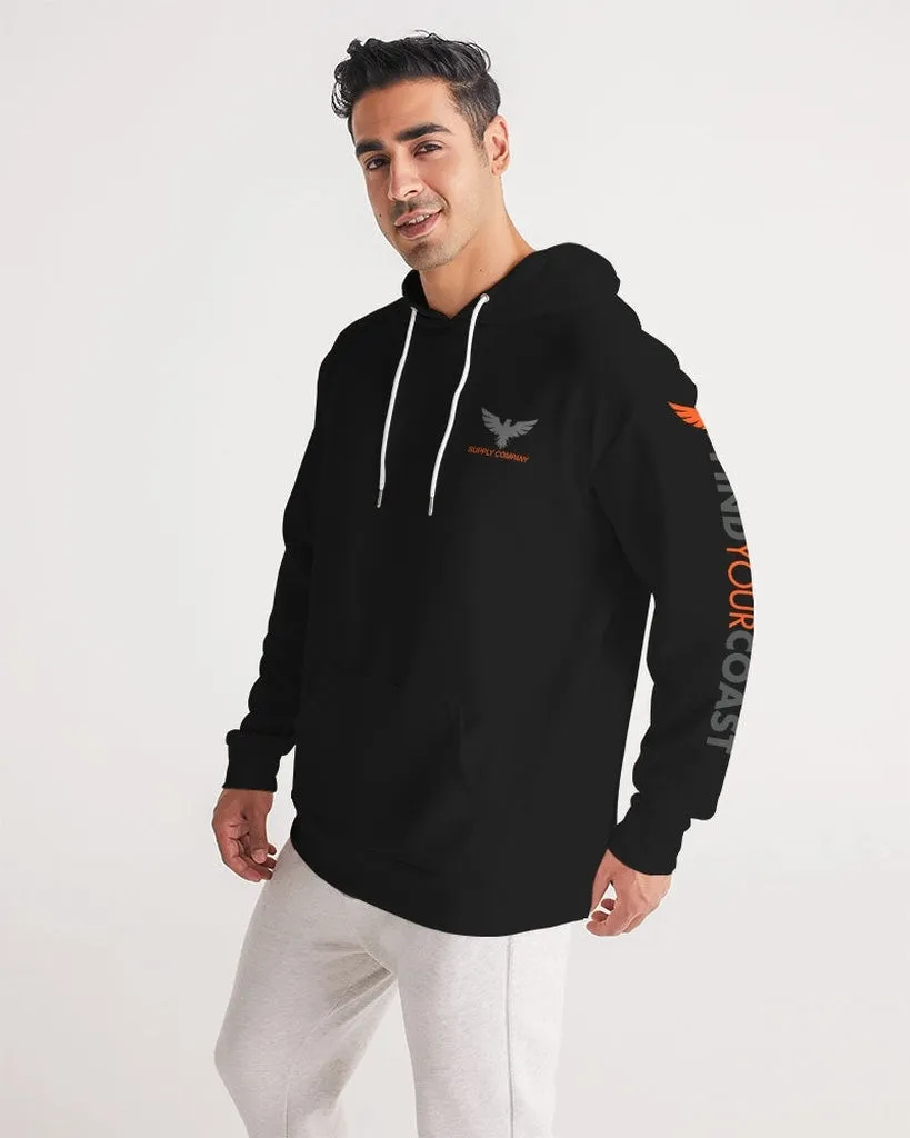 Men's Find Your Coast Hero Black Supply Company Sweatshirt Hoodie