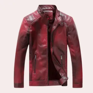 Men's Nathaniel Jacket: Classic, Timeless Design with Stand-Up Collar