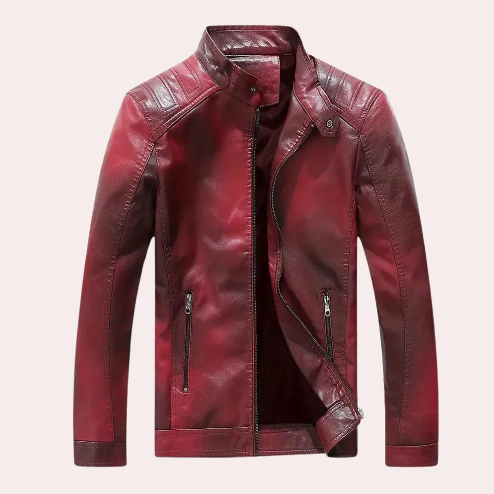 Men's Nathaniel Jacket: Classic, Timeless Design with Stand-Up Collar